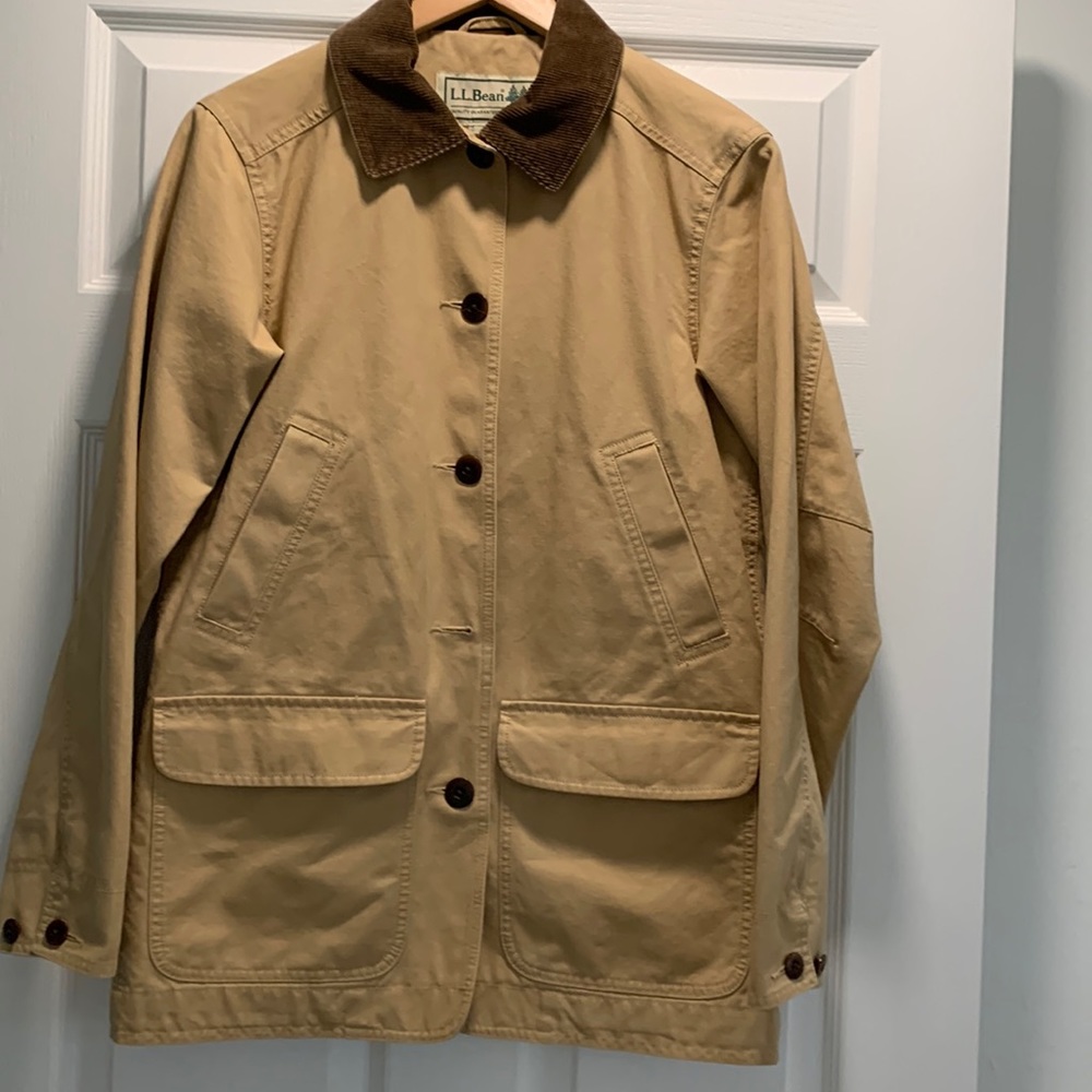 LL Bean vintage barn coat. Flannel lined.